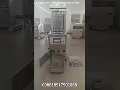 6HD Electric 12KW 380V 28L 6 Fry Tray Big Productivity Round Broaster Chicken Pressure Fryer