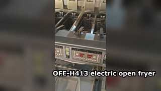 OFE-H413 Auto Lift 4 Pots 4 Baskets Digital Computer Panel With Oil Filter System 28kw Electric&Gas 